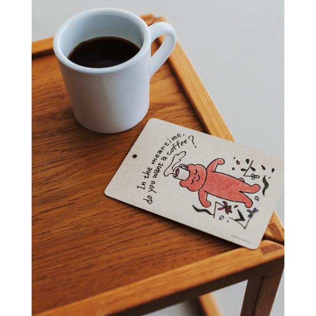 鹿児島睦】コーヒーでもいかがまいにちプレート 鹿児島睦