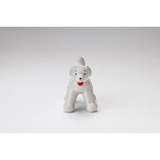 【unpis】 瀬戸焼置物「DOG A」(クールグレー)