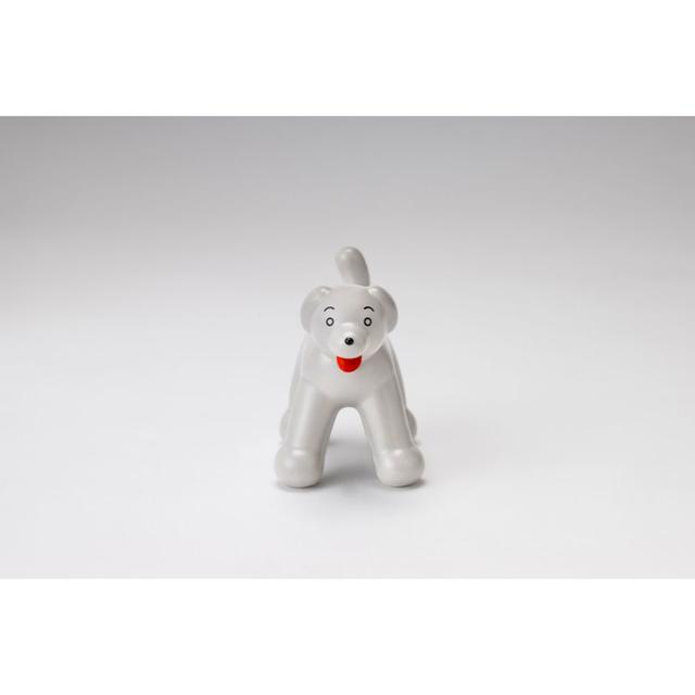 【unpis】 瀬戸焼置物「DOG A」(クールグレー)