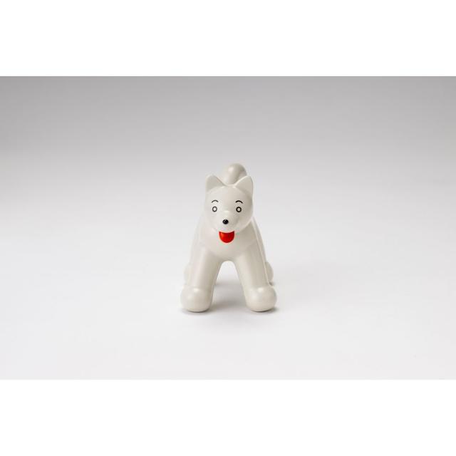 【unpis】 瀬戸焼置物「DOG B」(ウォームグレー)