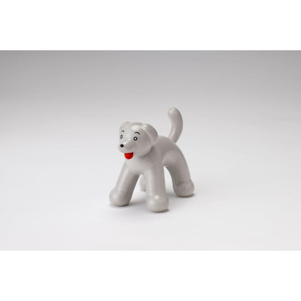 【unpis】 瀬戸焼置物「DOG A」(クールグレー)