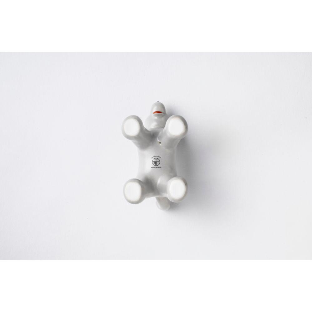 【unpis】 瀬戸焼置物「DOG A」(クールグレー)