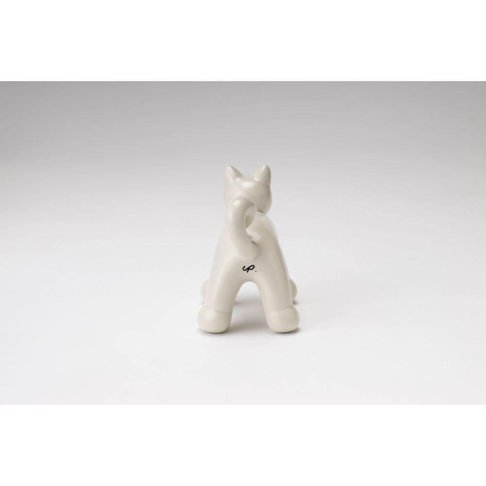 【unpis】 瀬戸焼置物「DOG B」(ウォームグレー)