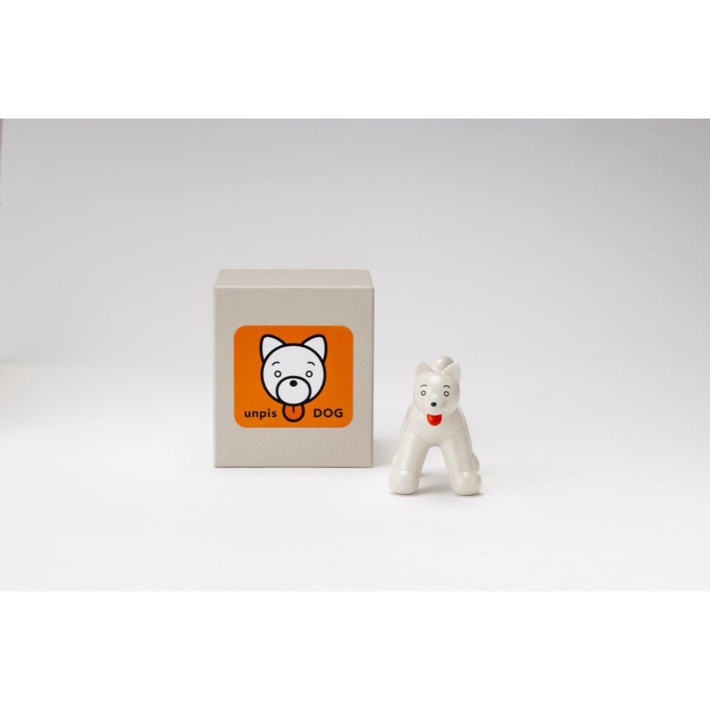 【unpis】 瀬戸焼置物「DOG B」(ウォームグレー)