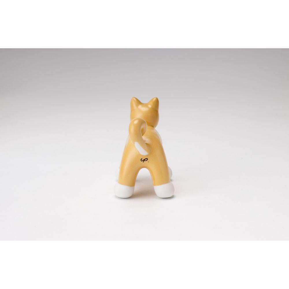 【unpis】 瀬戸焼置物「DOG B」(茶柴)