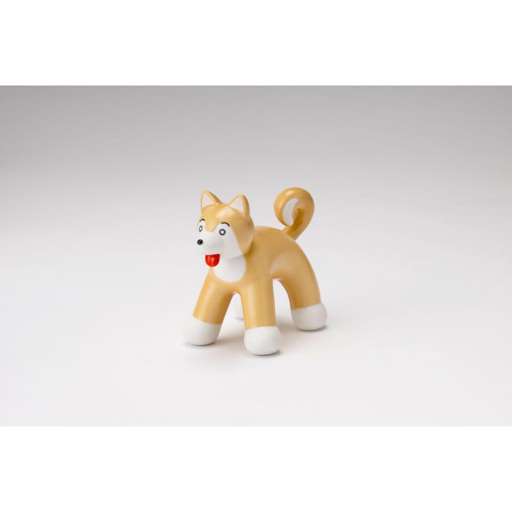 【unpis】 瀬戸焼置物「DOG B」(茶柴)