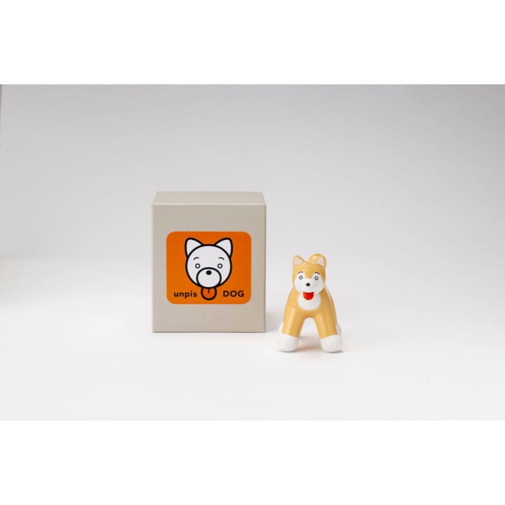 【unpis】 瀬戸焼置物「DOG B」(茶柴)