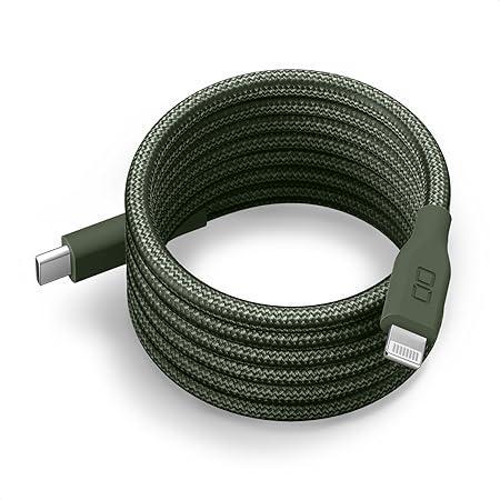 CIO スパイラルケーブル CtoL 1m （USB Type-C to Lightningケーブル）