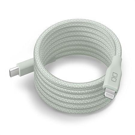 CIO スパイラルケーブル CtoL 1m （USB Type-C to Lightningケーブル）