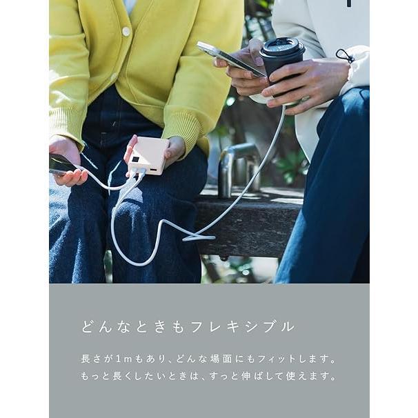 CIO スパイラルケーブル CtoC 1m （USB Type-Cケーブル）