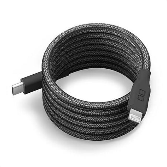 CIO スパイラルケーブル CtoL 1m （USB Type-C to Lightningケーブル）