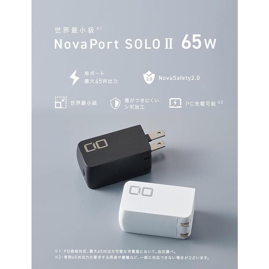 CIO NovaPort SOLO II 65W充電器 