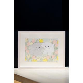 【12月中旬頃配送】てらおかなつみ　額装原画5