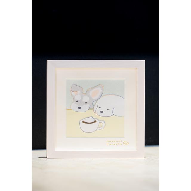 てらおかなつみさん　原画（送料込み） 4月上旬頃配送】てらおかなつみ 額装原画13 てらおかなつみ -の商品