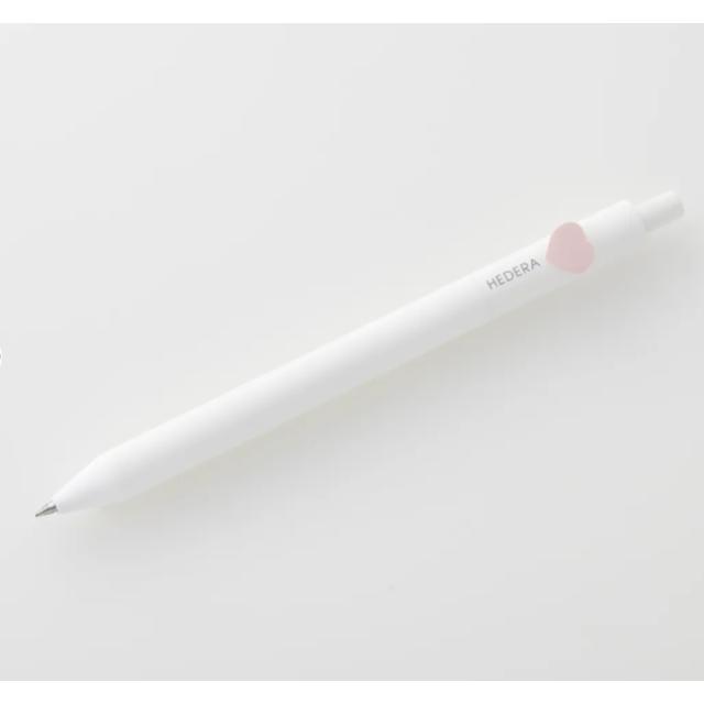 HEDERA ヘデラ ゲルインクボールペン　ピュアハート ピンク