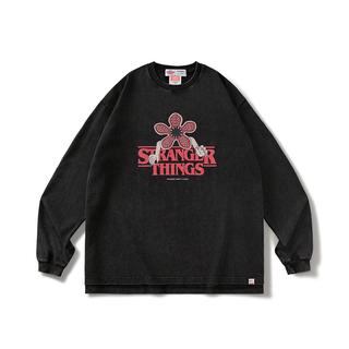 Demogoron （デモゴルゴン）ロングTシャツ ダークブラック　Stranger Things（ストレンジャー・シングス）×Jun Oson×FILTER017® Culture Supply™