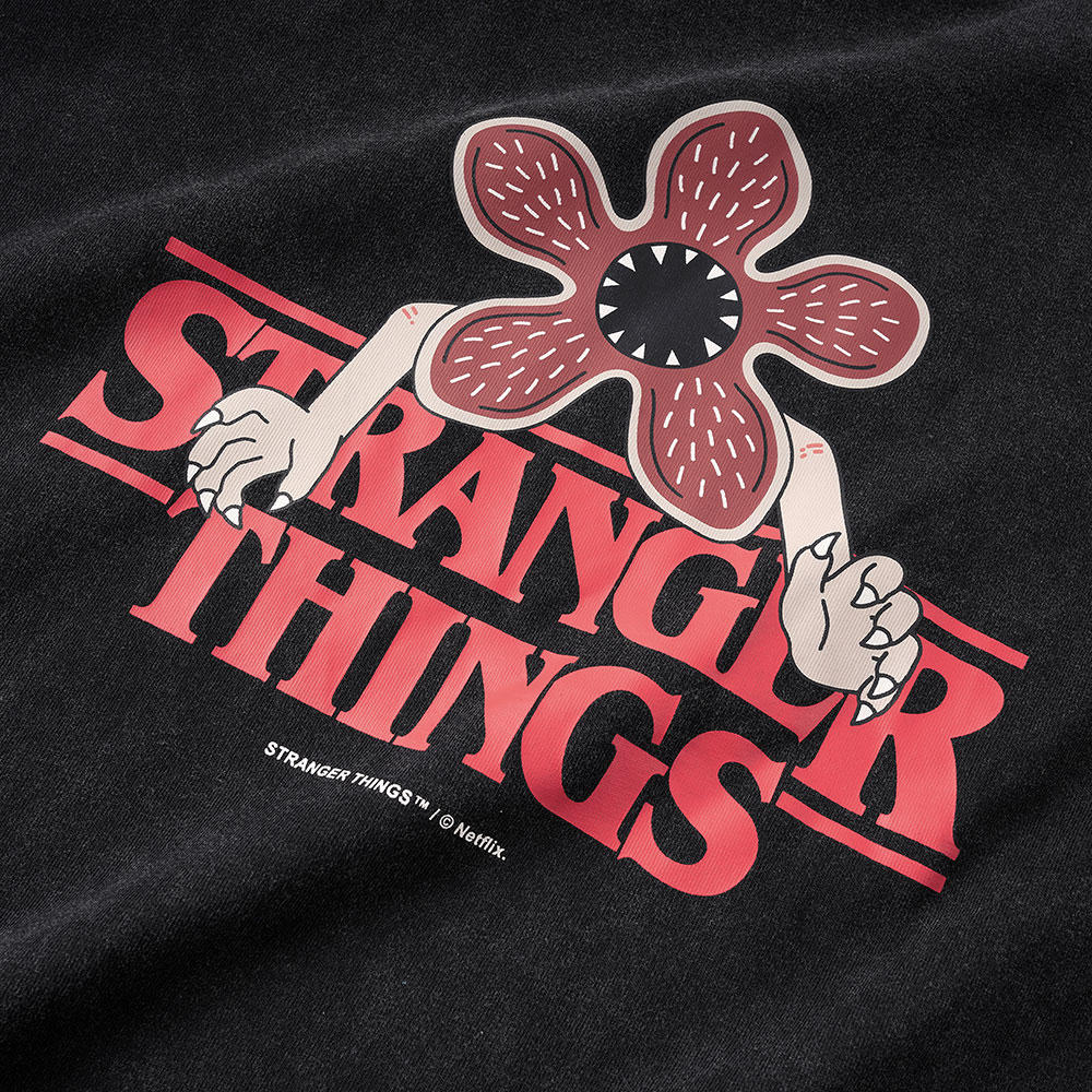 Demogoron （デモゴルゴン）ロングTシャツ ダークブラック　Stranger Things（ストレンジャー・シングス）×Jun Oson×FILTER017® Culture Supply™