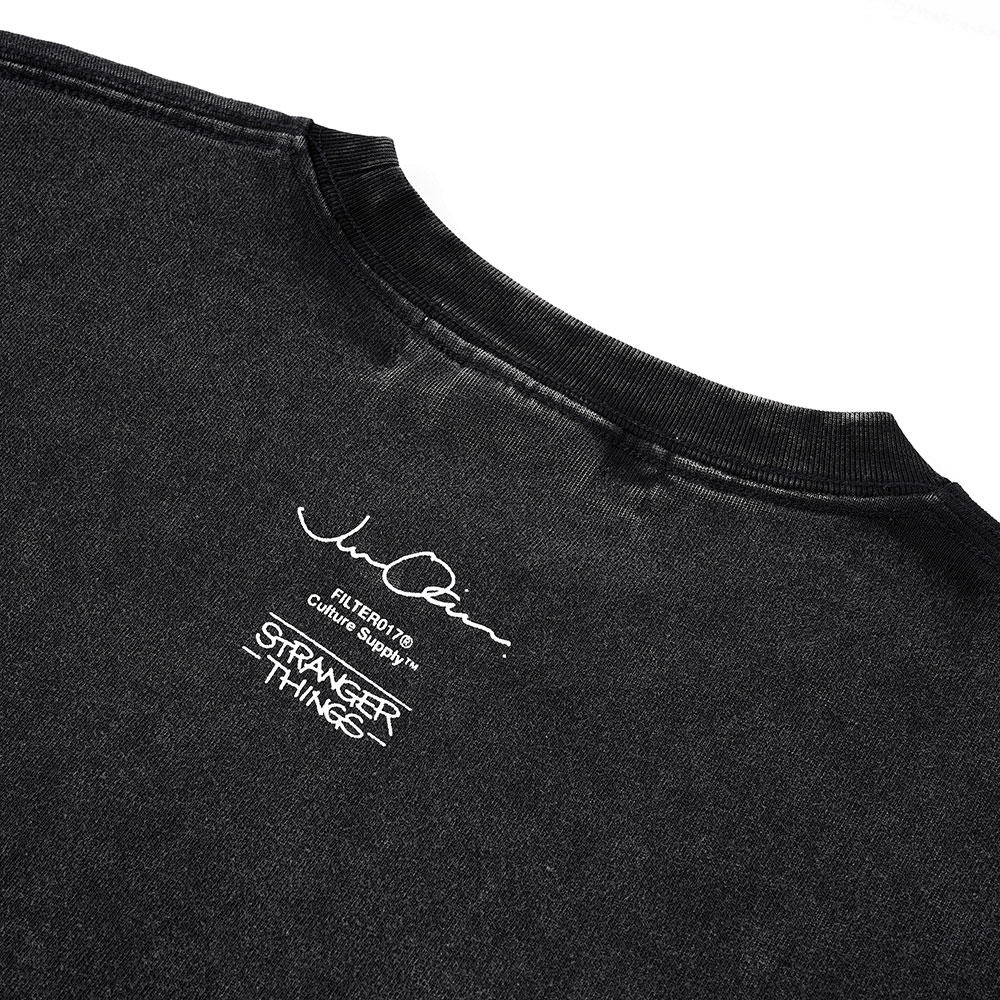 Demogoron （デモゴルゴン）ロングTシャツ ダークブラック　Stranger Things（ストレンジャー・シングス）×Jun Oson×FILTER017® Culture Supply™