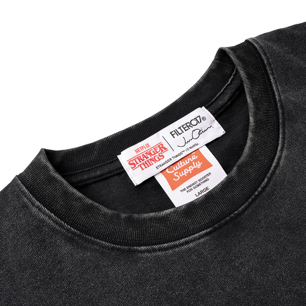 Demogoron （デモゴルゴン）ロングTシャツ ダークブラック　Stranger Things（ストレンジャー・シングス）×Jun Oson×FILTER017® Culture Supply™