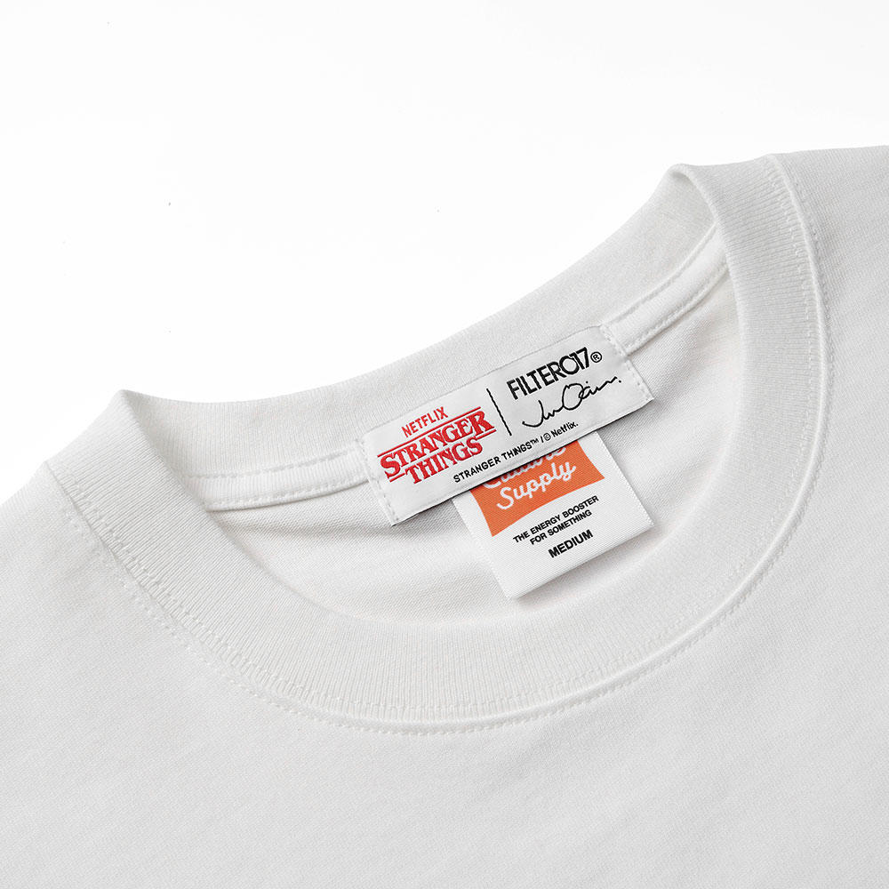 マックス Dear Billy（ディア　ビリー)ロングTシャツ ホワイト　Stranger Things（ストレンジャー・シングス）×Jun Oson×FILTER017® Culture Supply™