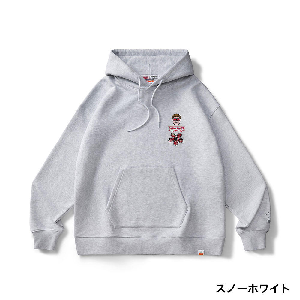 Eleven（イレブン）パーカー  スノーホワイト／ベージュ　Stranger Things（ストレンジャー・シングス）×Jun Oson×FILTER017® Culture Supply™