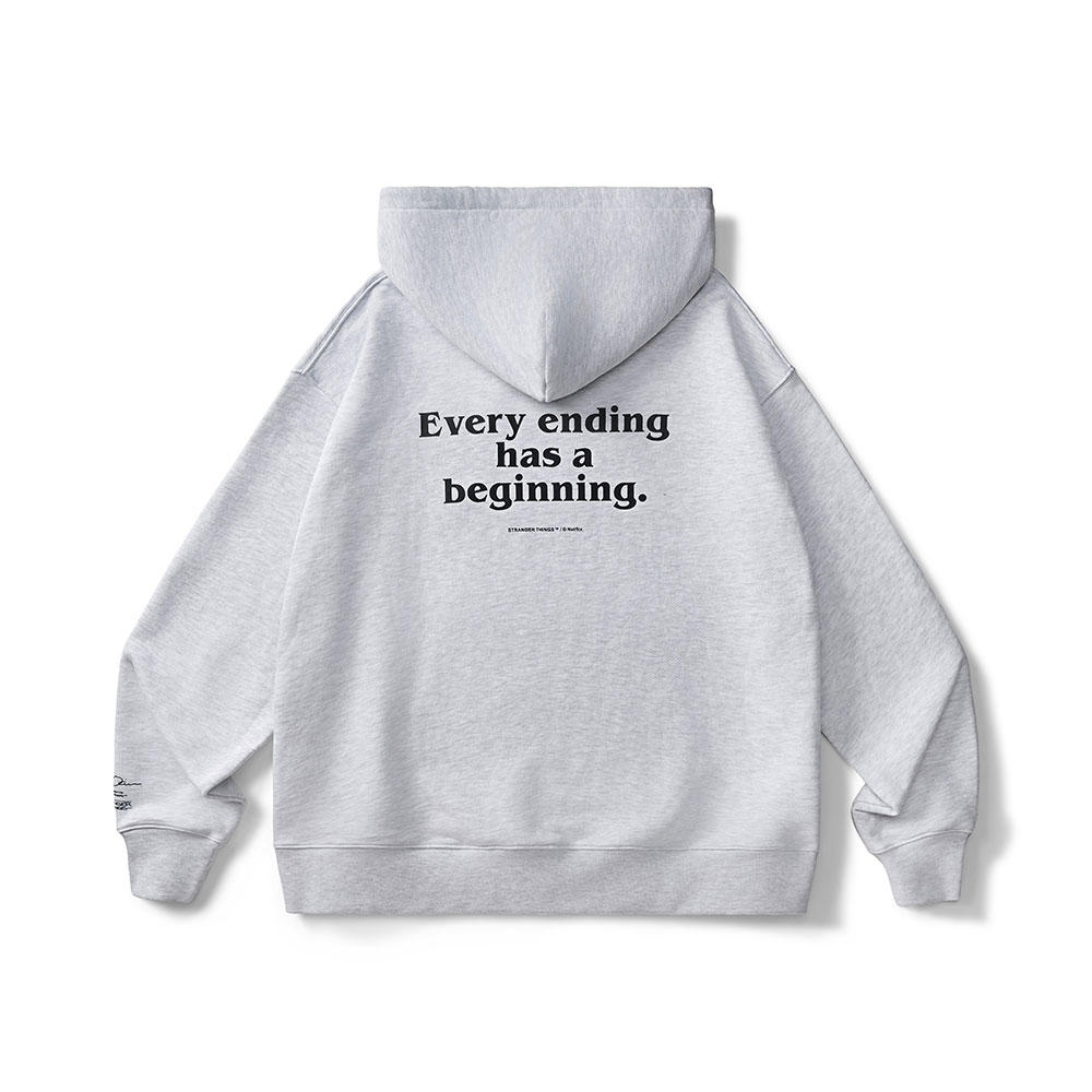 Eleven（イレブン）パーカー  スノーホワイト／ベージュ　Stranger Things（ストレンジャー・シングス）×Jun Oson×FILTER017® Culture Supply™