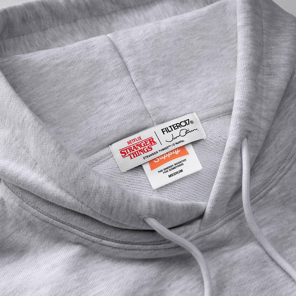 Eleven（イレブン）パーカー  スノーホワイト／ベージュ　Stranger Things（ストレンジャー・シングス）×Jun Oson×FILTER017® Culture Supply™