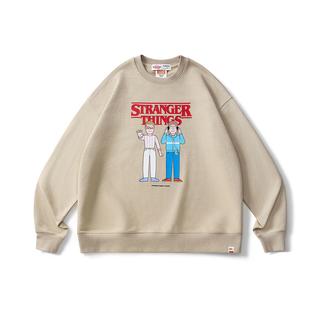 eleven（イレブン）&max（マックス）カレッジロングTシャツ サンドベージュ　Stranger Things（ストレンジャー・シングス）×Jun Oson×FILTER017® Culture Supply™