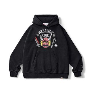 ファイアクラブパーカー ブラック　Stranger Things（ストレンジャー・シングス）×Jun Oson×FILTER017® Culture Supply™