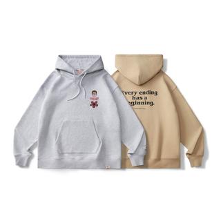 Eleven（イレブン）パーカー  スノーホワイト／ベージュ　Stranger Things（ストレンジャー・シングス）×Jun Oson×FILTER017® Culture Supply™