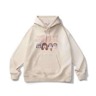 主人公4人パーカー バタークリーム　Stranger Things（ストレンジャー・シングス）×Jun Oson×FILTER017® Culture Supply™