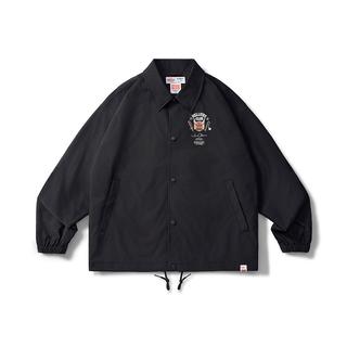 ファイアクラブコーチジャケット ブラック　Stranger Things（ストレンジャー・シングス）×Jun Oson×FILTER017® Culture Supply™