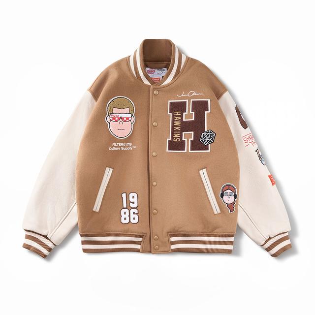 ホーキンススタジャン ベージュ