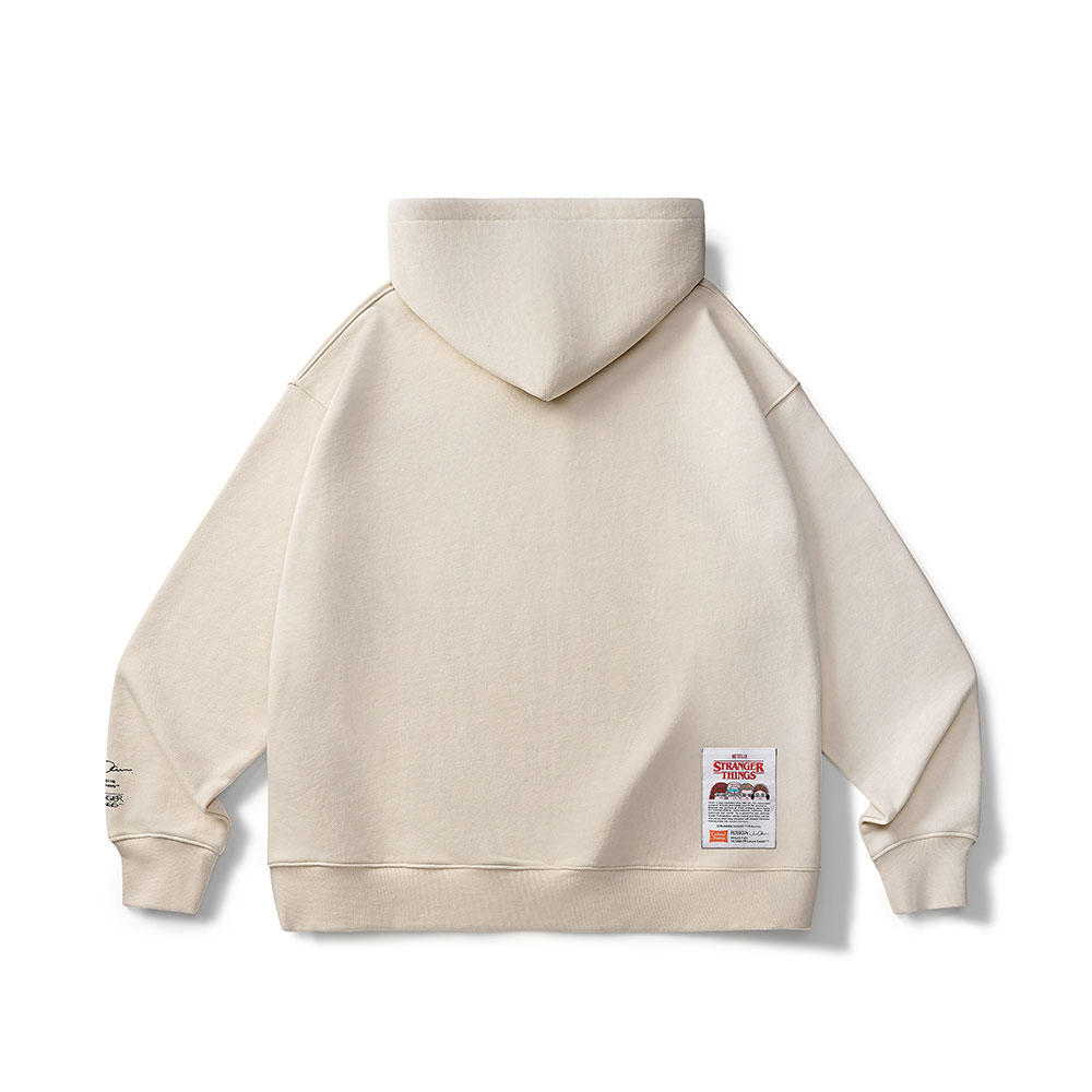 主人公4人パーカー バタークリーム　Stranger Things（ストレンジャー・シングス）×Jun Oson×FILTER017® Culture Supply™