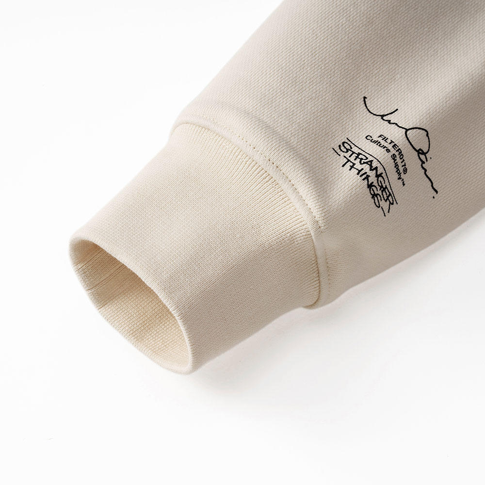 主人公4人パーカー バタークリーム　Stranger Things（ストレンジャー・シングス）×Jun Oson×FILTER017® Culture Supply™