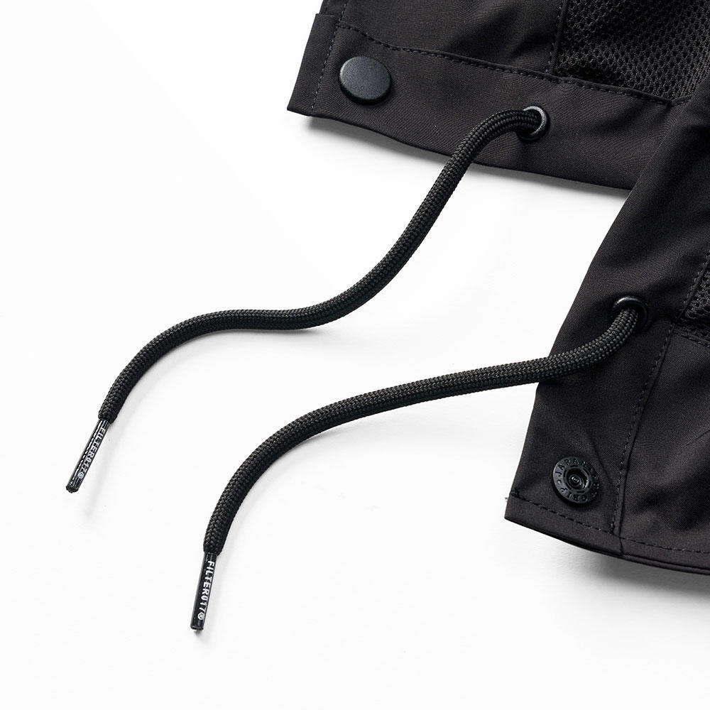 ファイアクラブコーチジャケット ブラック　Stranger Things（ストレンジャー・シングス）×Jun Oson×FILTER017® Culture Supply™