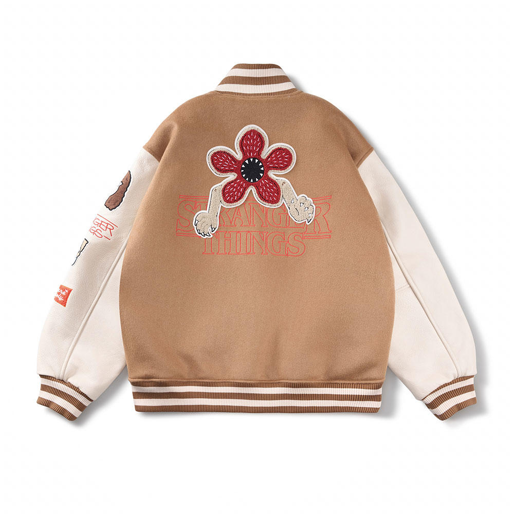 ホーキンススタジャン ベージュ　Stranger Things（ストレンジャー・シングス）×Jun Oson×FILTER017® Culture Supply™