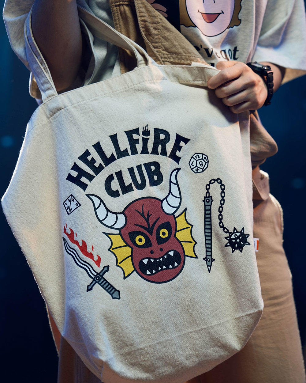 ファイアクラブトートバッグ　Stranger Things（ストレンジャー・シングス）×Jun Oson×FILTER017® Culture Supply™