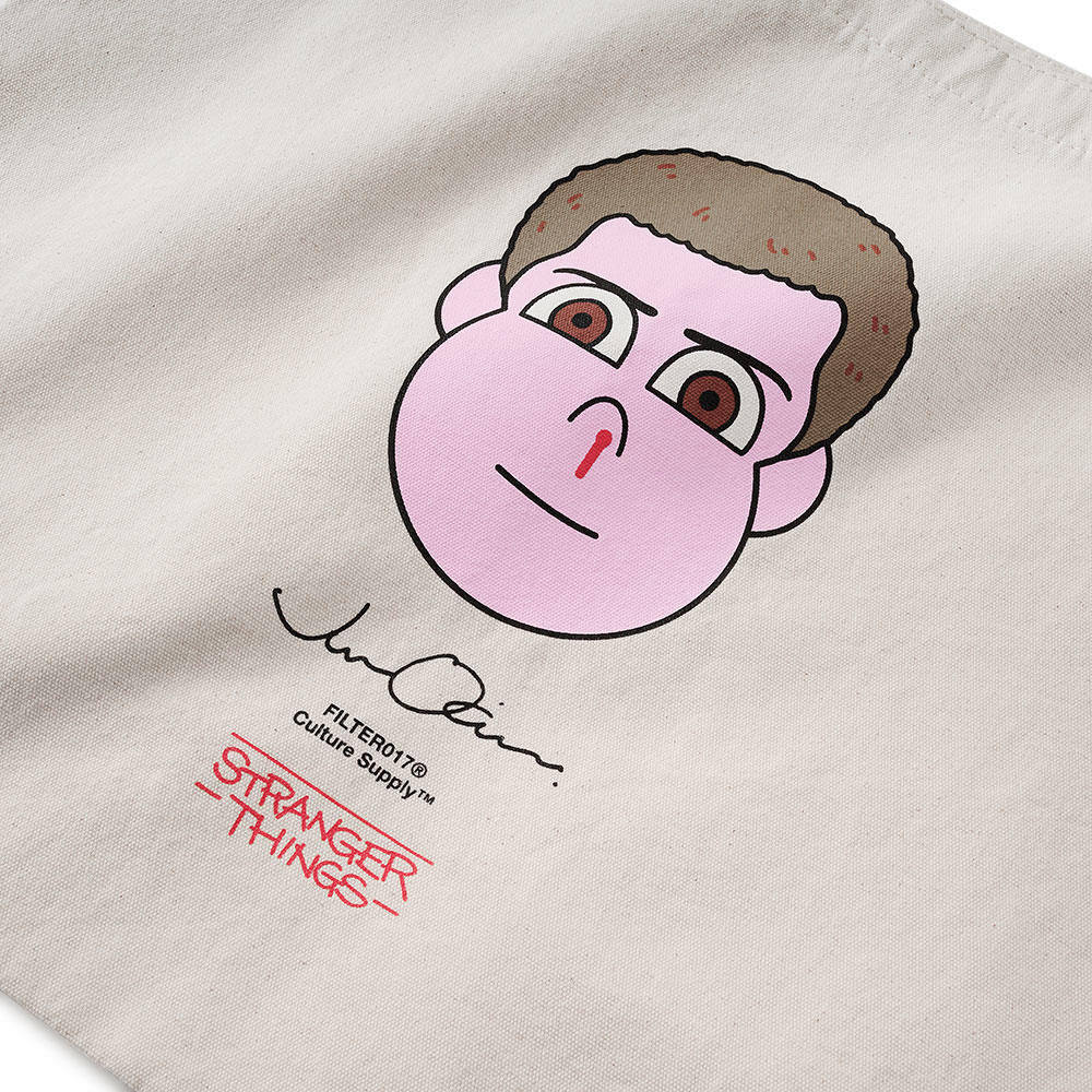 eleven（イレブン）&max（マックス）トートバッグ　Stranger Things（ストレンジャー・シングス）×Jun Oson×FILTER017® Culture Supply™