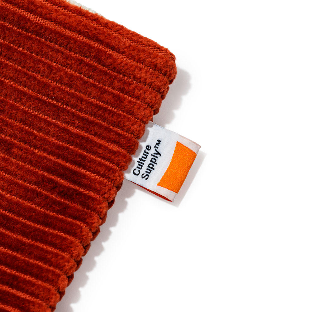 eleven（イレブン）コーデュロイポーチ レッドワイン　Stranger Things（ストレンジャー・シングス）×Jun Oson×FILTER017® Culture Supply™