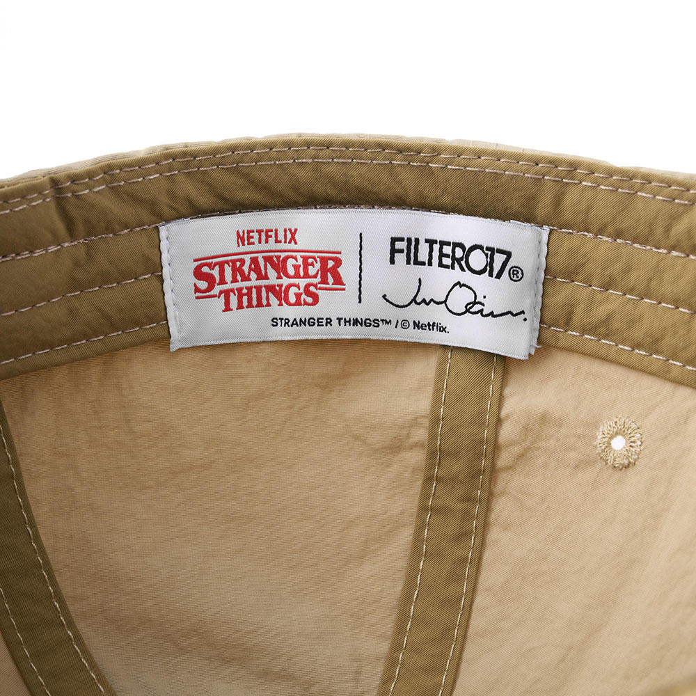Dustin(ダスティン)キャップ ベージュ　Stranger Things（ストレンジャー・シングス）×Jun Oson×FILTER017® Culture Supply™