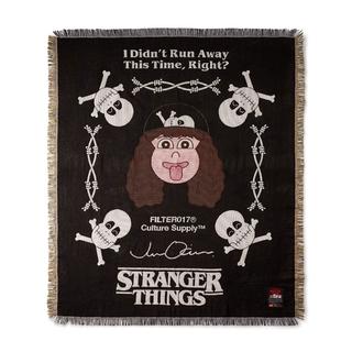 Eddie（エディ）ラグ ブラック　Stranger Things（ストレンジャー・シングス）×Jun Oson×FILTER017® Culture Supply™