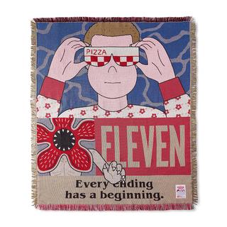 Eleven（イレブン）ラグ グレーパープル　Stranger Things（ストレンジャー・シングス）×Jun Oson×FILTER017® Culture Supply™