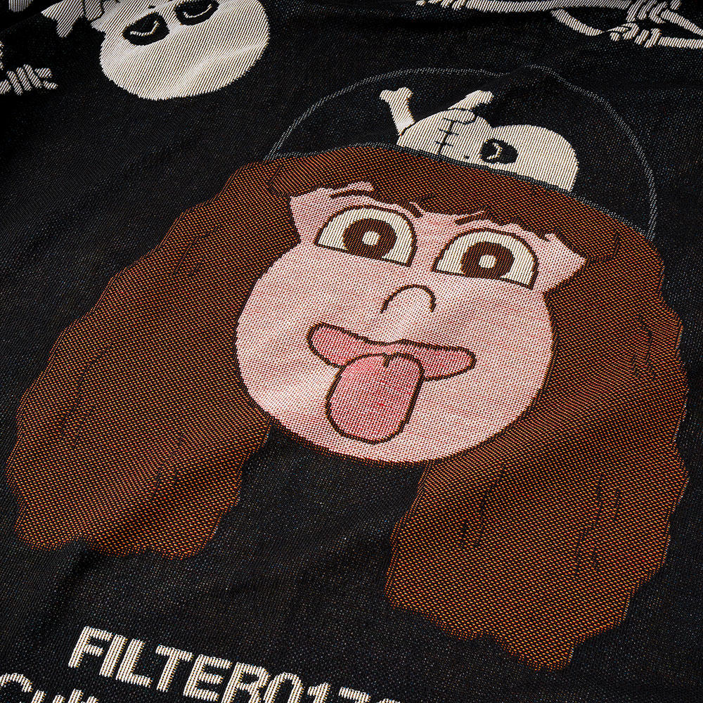 Eddie（エディ）ラグ ブラック　Stranger Things（ストレンジャー・シングス）×Jun Oson×FILTER017® Culture Supply™