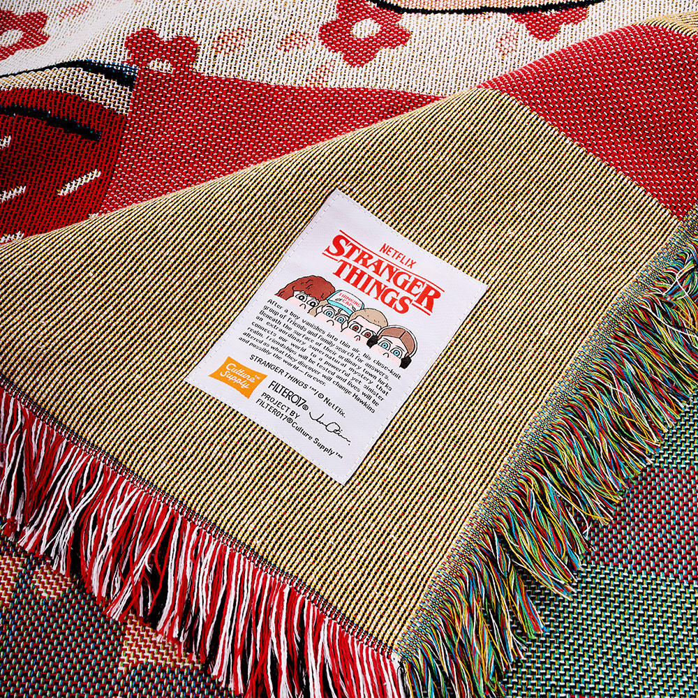 Eleven（イレブン）ラグ グレーパープル　Stranger Things（ストレンジャー・シングス）×Jun Oson×FILTER017® Culture Supply™