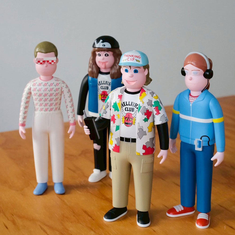 【数量限定】フィギュア 限定クラシック版(４体入り)　Stranger Things（ストレンジャー・シングス）×Jun Oson×FILTER017® Culture Supply™