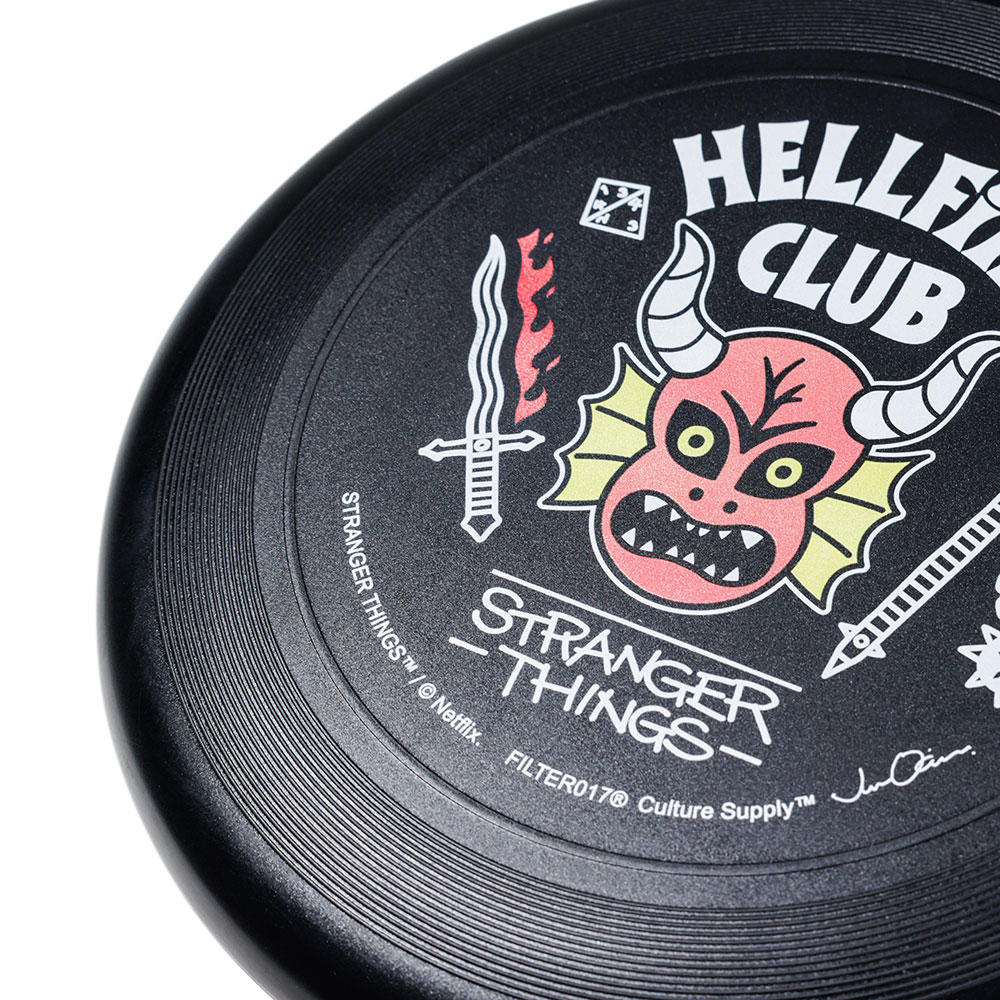 フリスビー ブラック　Stranger Things（ストレンジャー・シングス）×Jun Oson×FILTER017® Culture Supply™