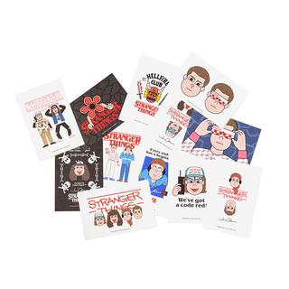ポストカード12枚セット　Stranger Things（ストレンジャー・シングス）×Jun Oson×FILTER017® Culture Supply™