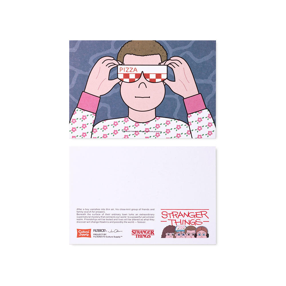 ポストカード12枚セット　Stranger Things（ストレンジャー・シングス）×Jun Oson×FILTER017® Culture Supply™
