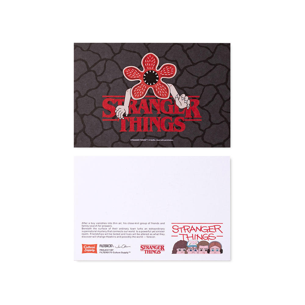 ポストカード12枚セット　Stranger Things（ストレンジャー・シングス）×Jun Oson×FILTER017® Culture Supply™